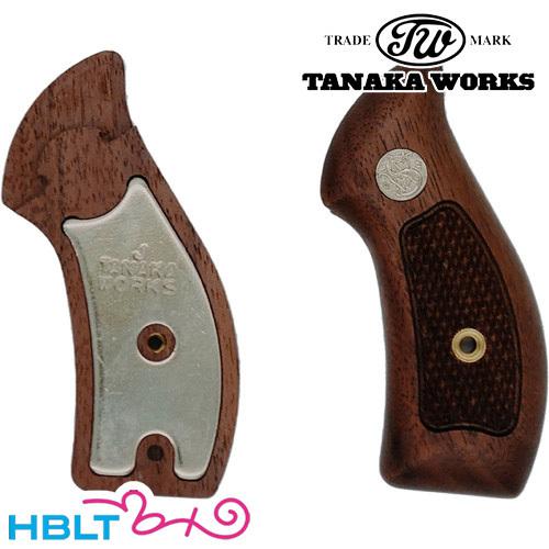 タナカワークス 木製グリップ＋Weight SW Jフレーム ラウンドバット