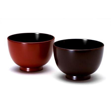 山田平安堂 深椀 朱/溜 お椀/漆塗り/木製 : 漆器 山田平安堂 - 通販