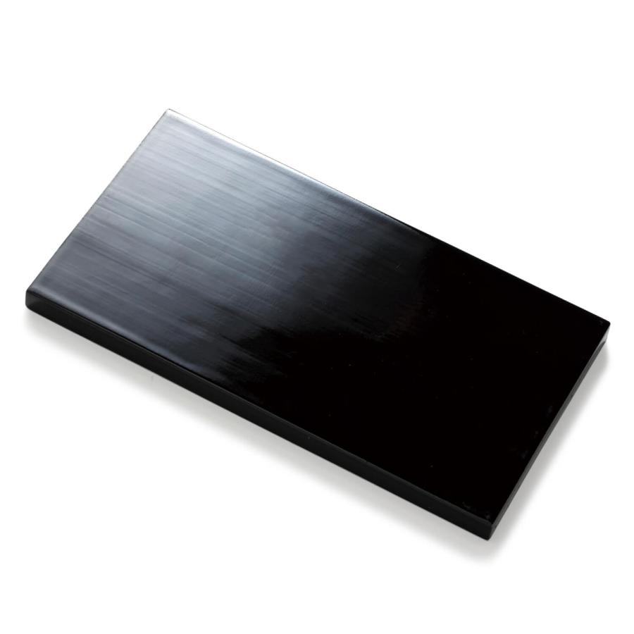 めでたや 飾り台 置物 黒塗り台 横長 おしゃれ 和風 黒 木製 玄関