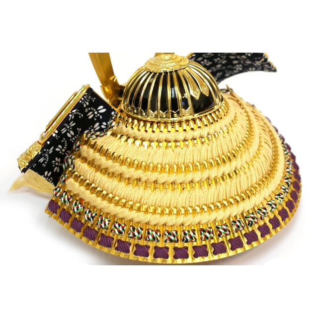 久月 五月人形 モダン 家紋入れ 兜 コンパクト収納 シンプル : 久月