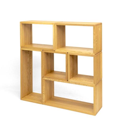 オープンラック 棚 木製ラック おしゃれ 40 ボックス 正方形 収納棚