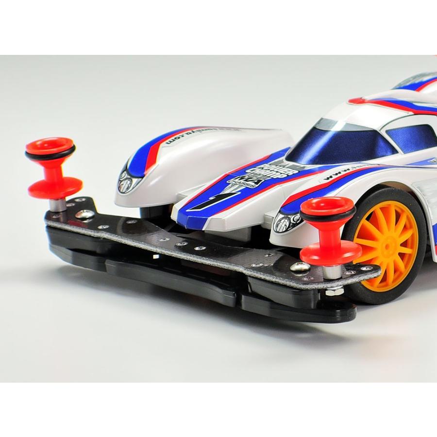 ミニ四駆 タミヤ 15525 ゴムリング付2段低摩擦プラローラーセット (赤