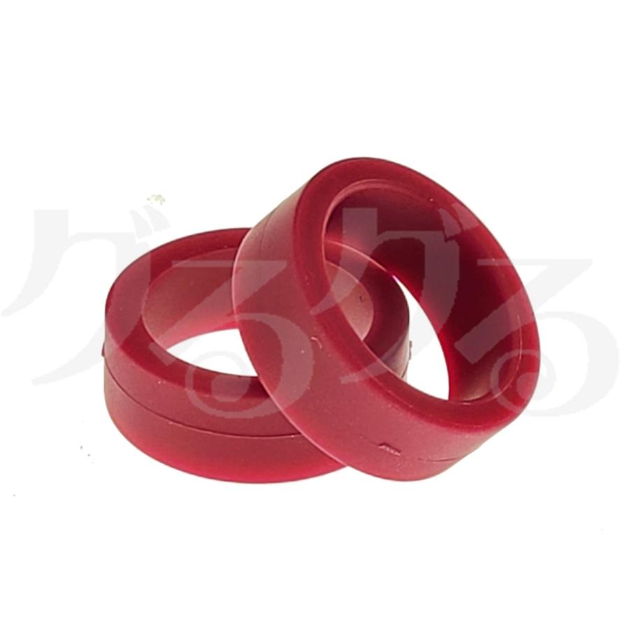 ノーブランド 中径 マルーン ローフリクション タイヤ 2本