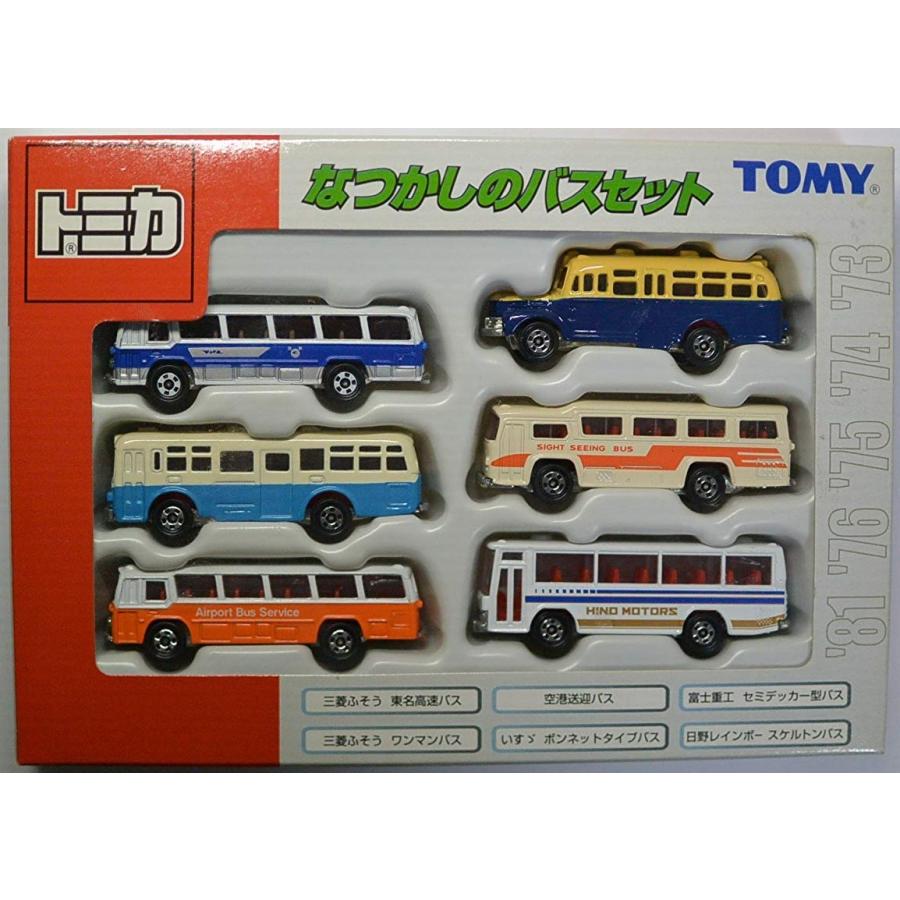 新品 トミカ ギフト なつかしのバスセット 6台入り 240001002045