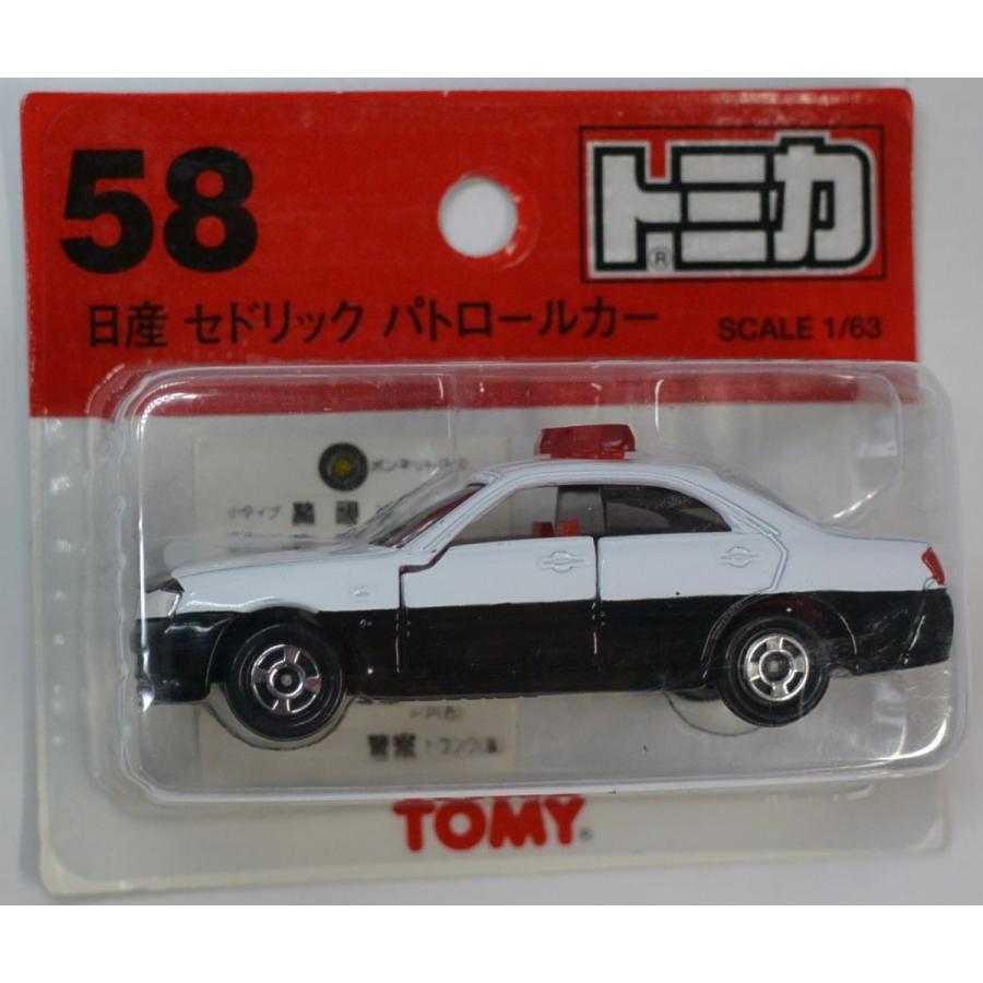 新品 トミカ (ブリスター) No.58 日産セドリックパトロールカー 赤TOMY
