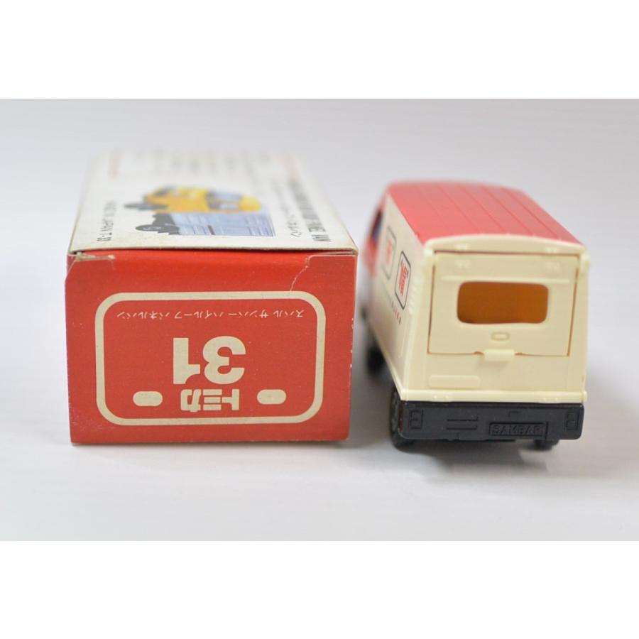 トミカ 日本製 31 スバル サンバー ハイルーフ パネルバン 1/52 赤帽