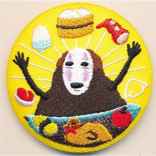 千と千尋の神隠し 刺繍ブローチコレクション(缶バッジ) カオナシ A