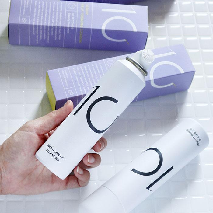 10SKIN セルフトーニングクレンジング 110g ヴィーセル 炭酸 泡洗顔