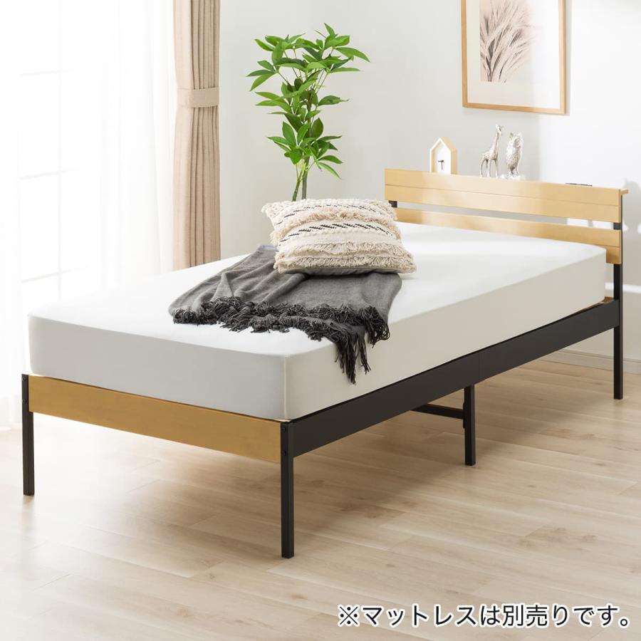 ニトリ（NITORI） ベッド すのこシングルベッドフレーム(XB101 NA/BK