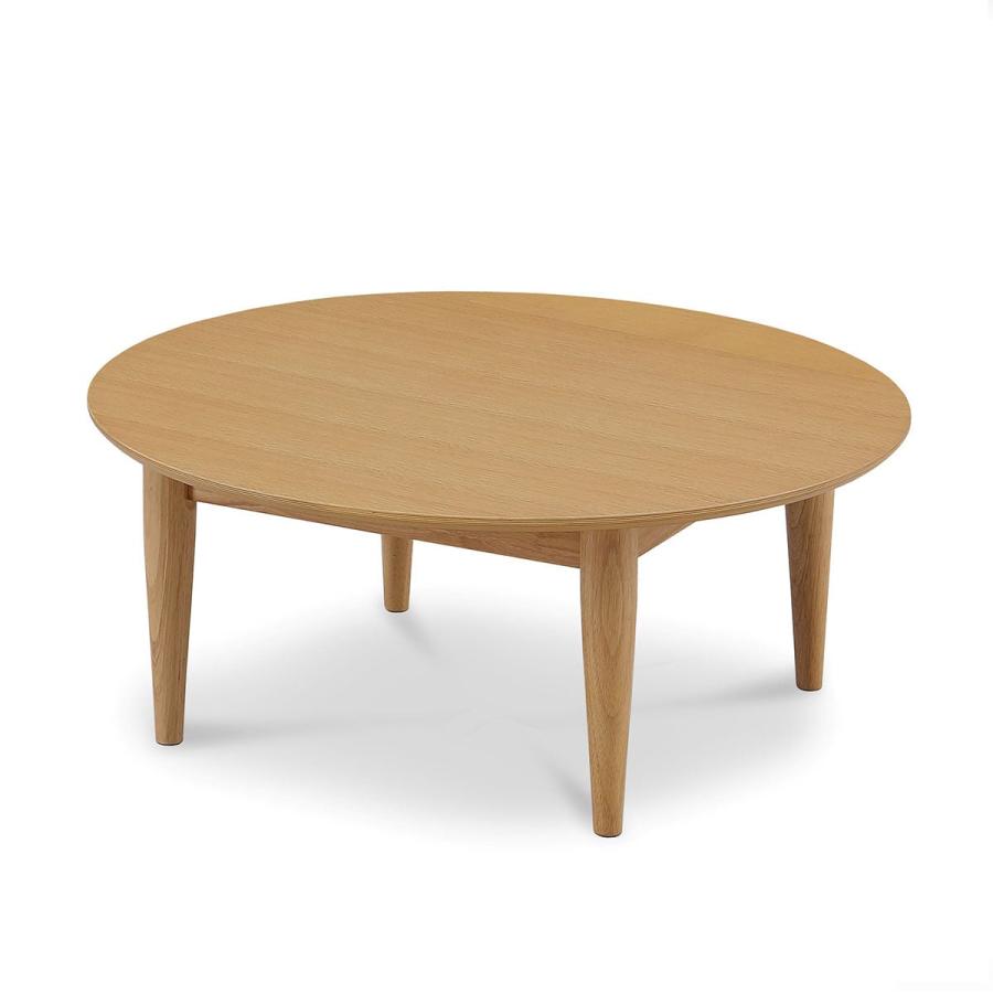 ニトリ（NITORI） モダンテイストの丸型テーブル(N01 90LBR) : ニトリ