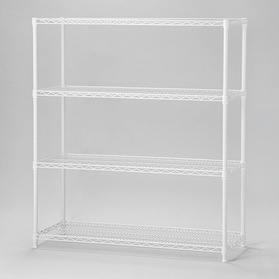 ニトリ（NITORI） スチールラック(KJ25 幅120cm 4段 ホワイト