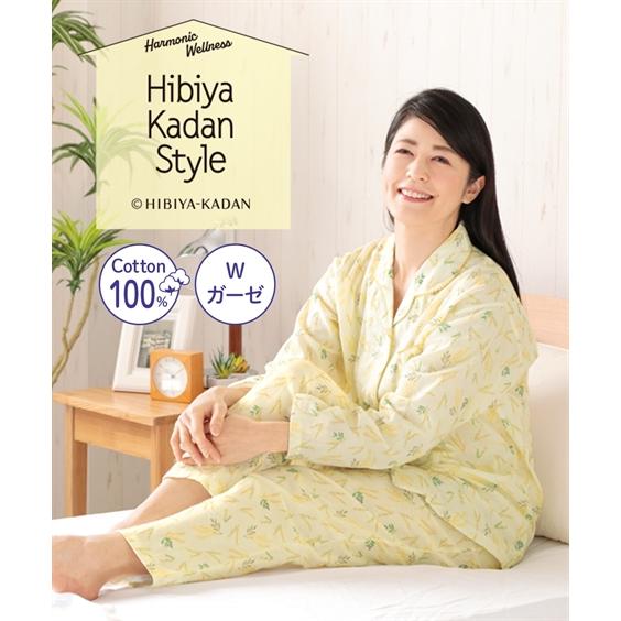 ニッセン（nissen） パジャマ 上下セット ヒビヤカダン ス タイル 二重