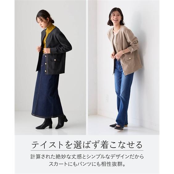 ニッセン（nissen） ジャケット アウター レディース 洗濯機で洗える