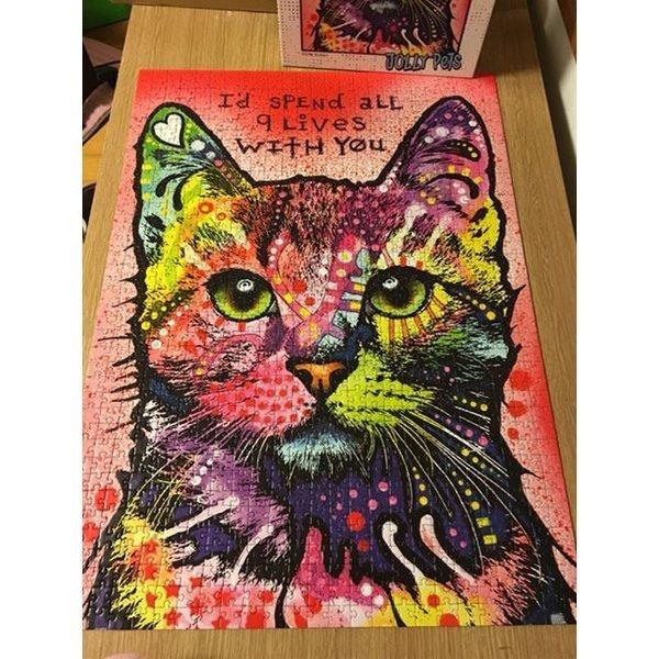 送料無料 ジグソーパズル ネコ 1000ピース(17040607) : ストーンオーク