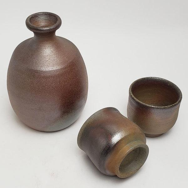 備前焼 半酒器（桟切） | おしゃれ 日本製 工芸品 山口県 和食器 陶器