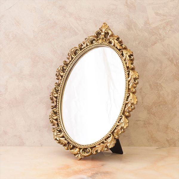 アメリカン レトロ 鏡 ミラー アンティーク スタンド ウォールミラー