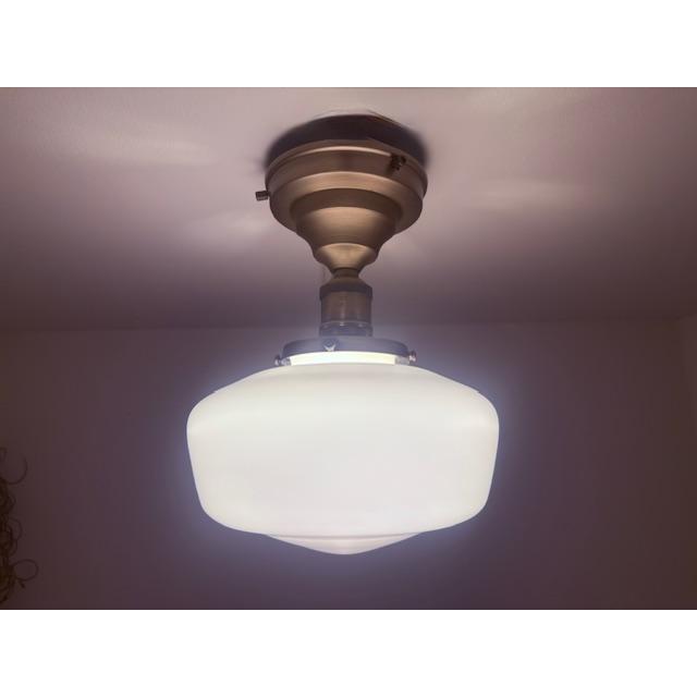 最安値挑戦中☆レトロアメリカンスタイルミルクガラスシーリングライト