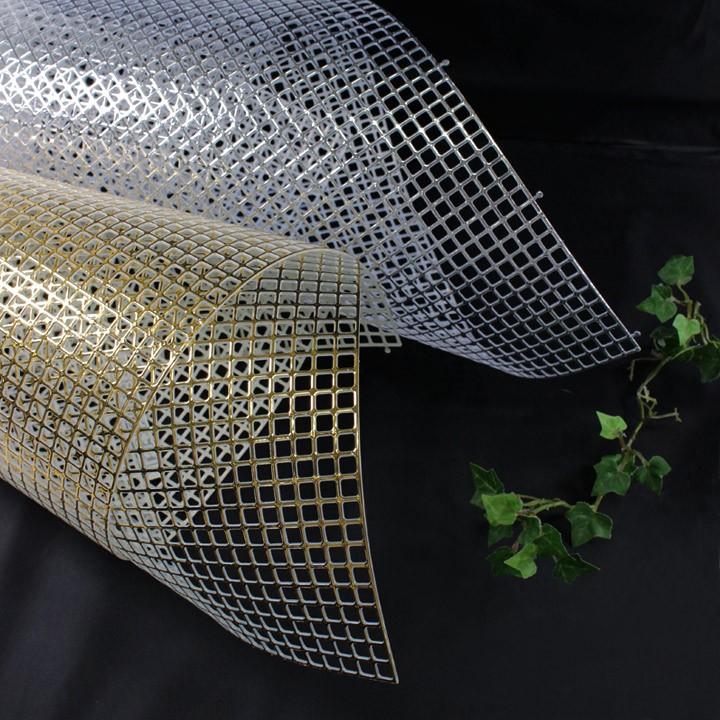 ハマナカ ハマナカ手芸 あみあみファインネット 金／銀 ハーフサイズ