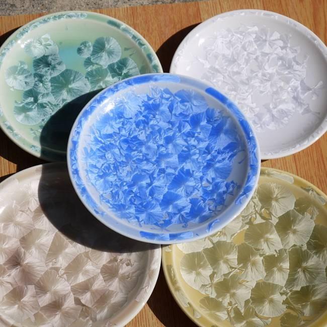 京焼 清水焼 花結晶銘々皿揃え 陶あん : 松韻堂 Yahoo!店 - 通販