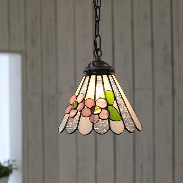 ペンダントライト ステンドグラス ポイント利用 ガラス アンティーク