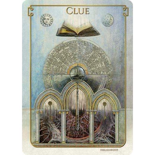 MTG □トークン□ 《手がかり/CLUE》Tokens of Spirit Terese Nielsen