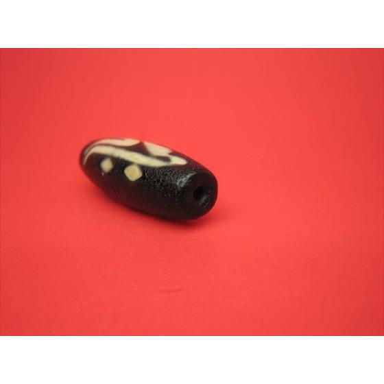 チベット天珠 金剛杵胎蔵界大日如来天珠 アーンク 龍鱗加工 一点物