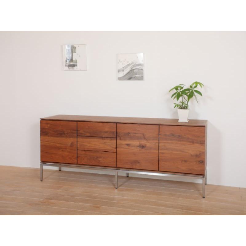 キャビネット リビングボード おしゃれ 北欧 幅180 収納