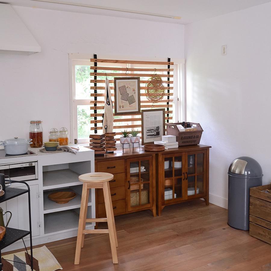 ロールパーテーション GT-885 ワイド 木製 ロールスクリーン