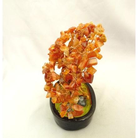 招財樹 メノウ 瑪瑙 アゲート 風水インテリア 天然石置物 中 人間関係