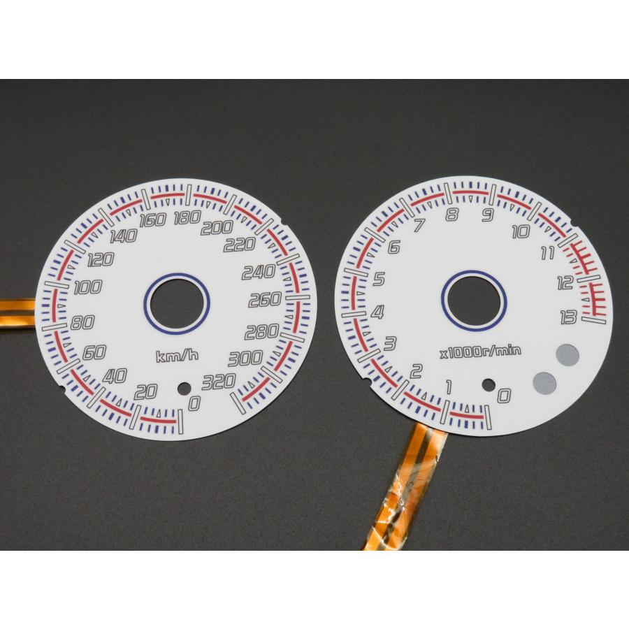 ELメーター ZZR1400 ホワイト 白 ABS対応 ZZR-1400 ZX14R 台湾製