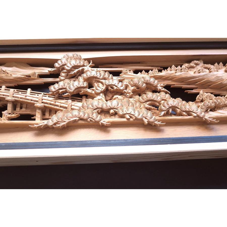 欄間 建具 欄間彫刻 【1点もの商品】【新品】 高級手彫り欄間2間1組