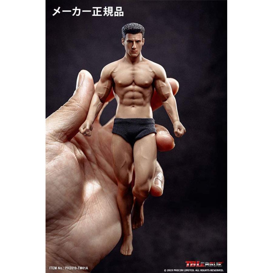 TBLeague 1/12 スーパーフレキシブル 男性シームレスボディ ヘッド付