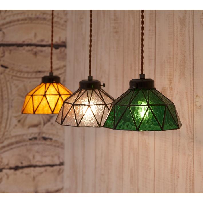 ステンドグラスランプ ペンダントライト 天井照明 おしゃれ