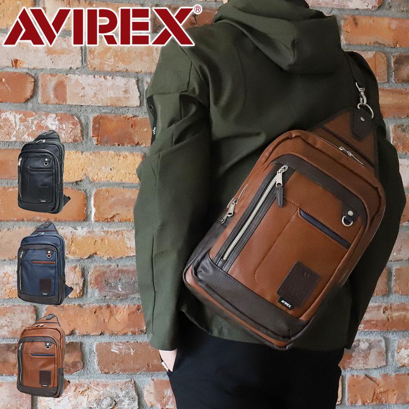 AVIREX（アヴィレックス） STUART スチュアート ボディバッグ ワン
