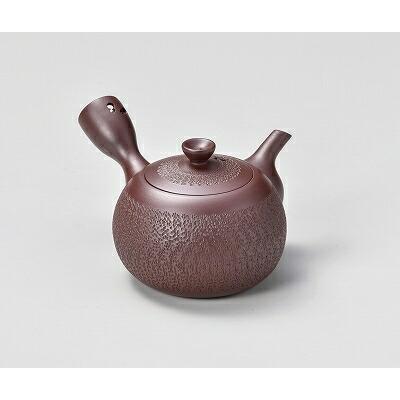 三陶 萬古焼 紫泥急須 実山窯 伊藤実山 伝統工芸士 1.5号玉型石目急須