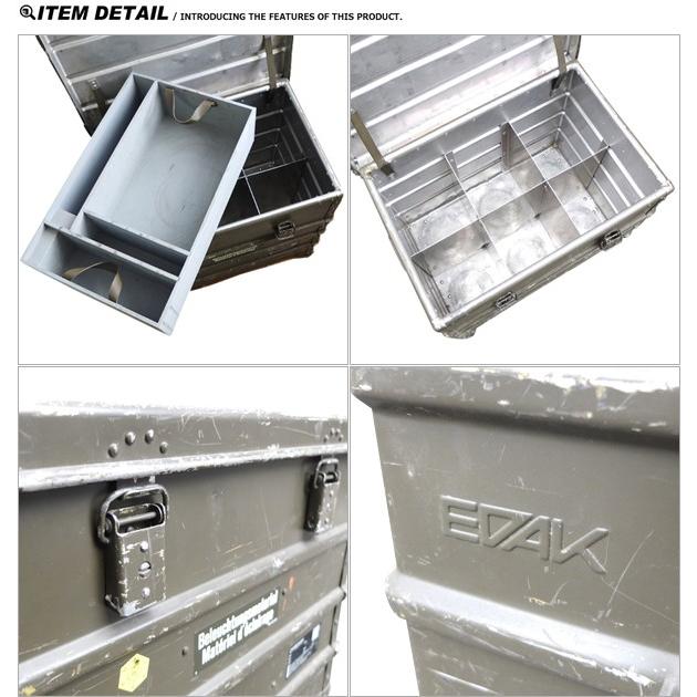 MILITARY（ミリタリー） 実物 スイス軍 A-10 EDAK社製 アルミボックス