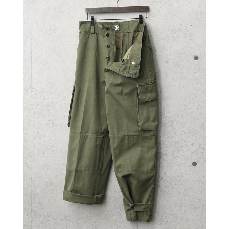 MILITARY（ミリタリー） 実物 USED フランス軍 M-47 カーゴパンツ 後期
