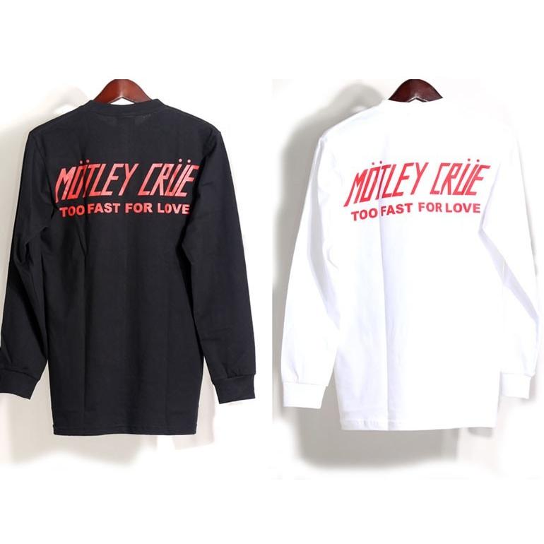 ロックTシャツ バンドTシャツ 長袖 メンズ MOTLEY CRUE モトリークルー