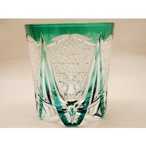 TR010EG瀧澤硝子工芸 江戸切子伝統工芸士 瀧澤利夫作 江戸切子 五芒星