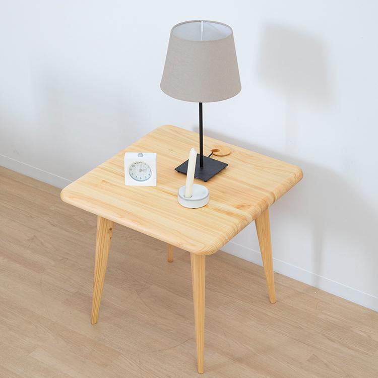 tac INTERIOR（タックインテリア） サイドテーブル 木製 高さ 55 cm 机