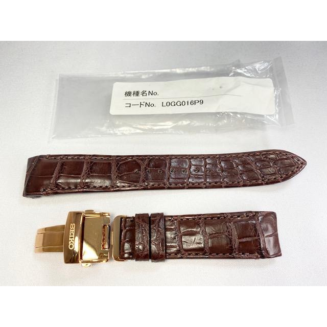 BRIGHTZ L0GG016P9 SEIKO ブライツ 20mm 純正革ベルト クロコダイル