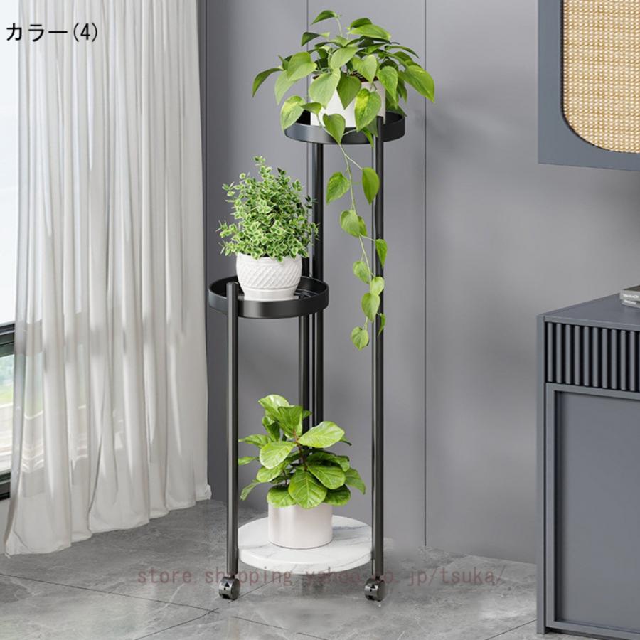 フラワースタンド 室内 玄関 アイアン スリム 省スペース シンプル