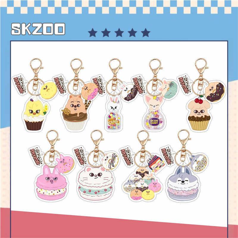 2番目半額 Stray Kidsグッズ SKZ アクリル キーリング SKZOO ストレイ