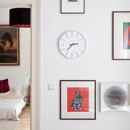 Lemnos（レムノス） 掛時計 edge clock(エッジ クロック)Φ180mm