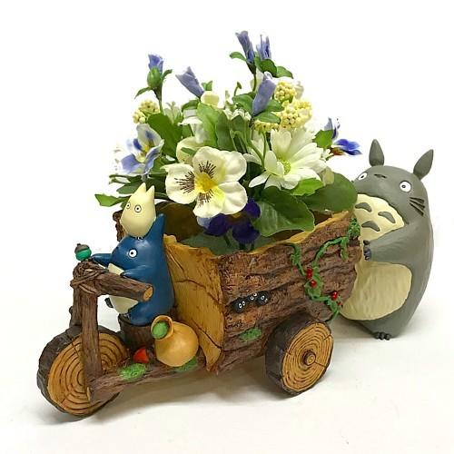 ジブリ グッズ となりのトトロ プランターカバー トトロと森の三輪車