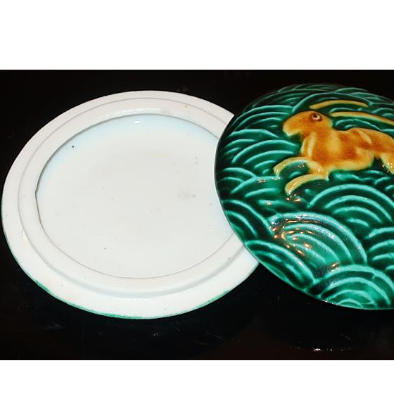 九谷焼 【在庫一掃セール】茶道具 香合 うさぎ 谷口勇 : ZAZU&CO