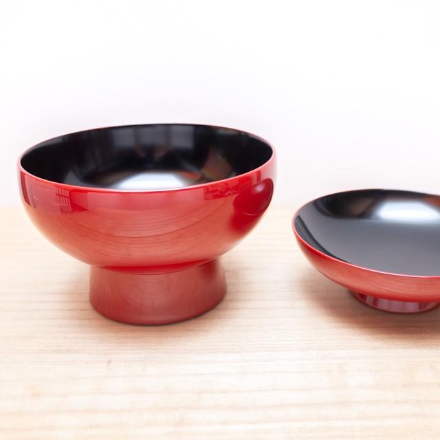 お椀 大きめ 蓋付き 木製 日本製 おわん 漆塗り 川連漆器 丼 高台 天然