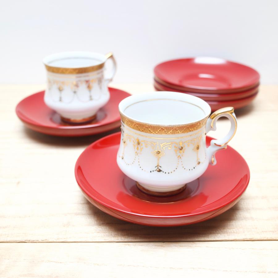 茶托 木製 日本製 セット 川連 漆器 漆塗り ソーサー 黒 赤 お祝い