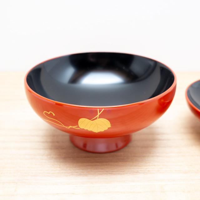 吸い物椀 吸物椀 蓋付き 吸物碗 漆塗り 木製 日本製 木 蒔絵 金 黒 赤