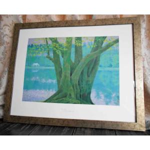 東山魁夷 松と月 絵画 複製画 : 古都-京都 掛け軸専門店文永堂 - 通販